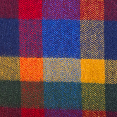 QUADRI BLU VERDE BORDEAUX